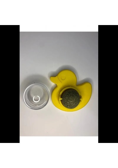 Ördek Şekilli Kedi Otu Oyuncak Duvara Yapışan Catnip Kedi Oyuncağı Oyun Topu