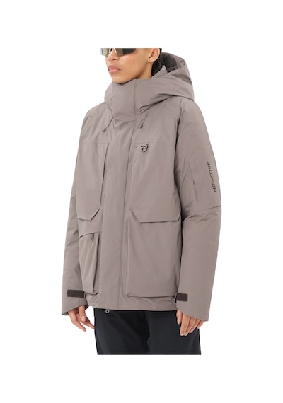 Salomon Salomon Outlife Waterproof Down Unisex Outdoor Ceketi 55119 Çok Renkli