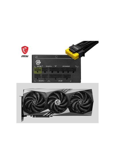 Mag A1000gl Pcıe5 1000w 80+ Gold Power Supply Bilgisayar Güç Kaynağı