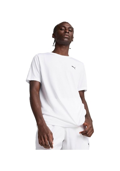 Puma Ess Small Logo Poly Tee Erkek T-shirt-29774 Beyaz