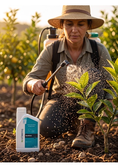 Searıus Deniz Yosunu İçeren Sıvı Organik Gübre - 1 Litre Kök Geliştirici, Çiçeklendirici Ve Stres Kalkanı
