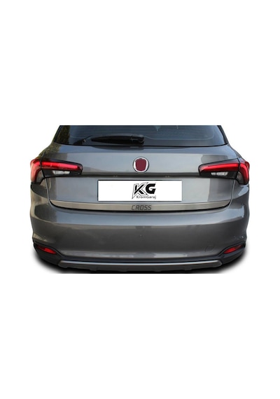 Fiat Egea Cross Yazılı Krom Bagaj Alt Çıtası