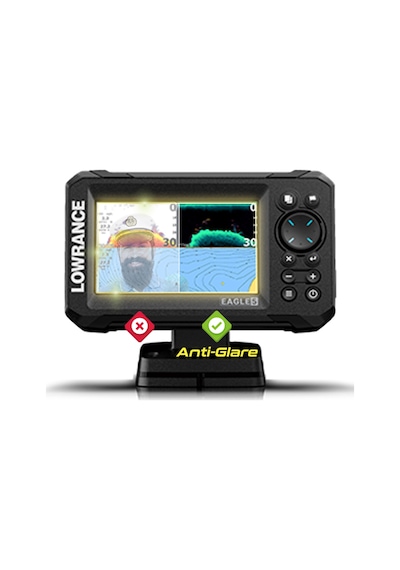 Lowrance Eagle 5in Fishfinder - Ipg Anti-glare Yansıma Önleyici Mat Ekran Koruyucu