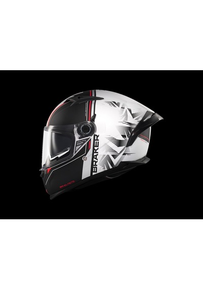 Mt Helmets Braker Sv Charm A1 Mat Beyaz - Siyah