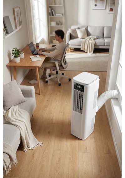 Kiwi KAC-7914 14000 BTU Soğutma ve Isıtma Portatif Klima