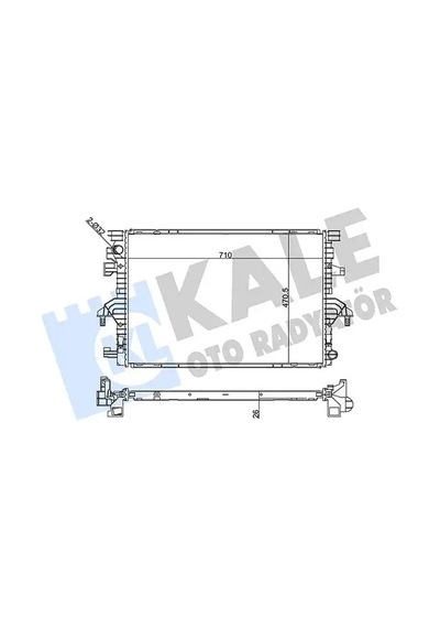 Kale 355905 Motor Radyatoru 7e0121253d 7e0121253e 7e0121253f