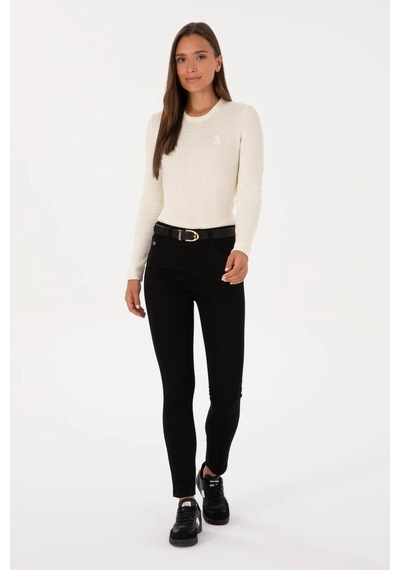 Us Polo Assn. U.s. Polo Assn Slim Kadın Triko Kazak Vr256inci