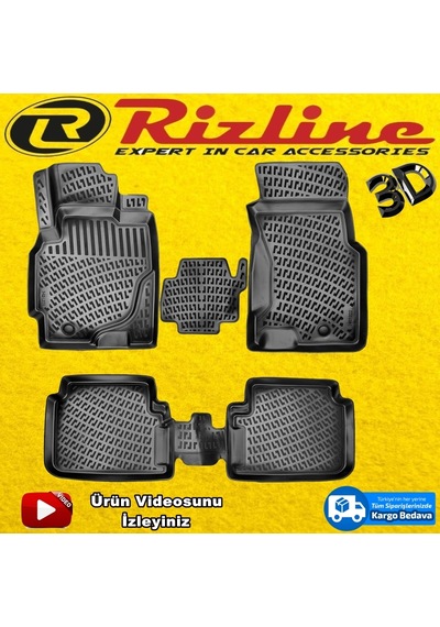 Honda Crv 3D Paspas Havuzlu Siyah 1995 - 2001 Arası Rizline N11.11449