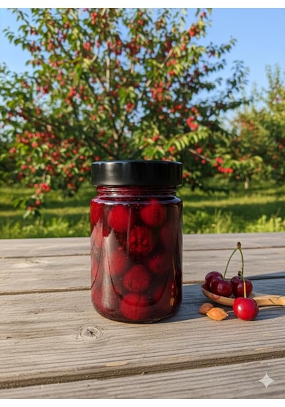 Tr 350 Ml Kavanoz Metal Derin Kapaklı 350 Cc Şeffaf Reçel, Marmelat Cam Kavanoz Deep 6 Adet Siyah Kapak Diğer