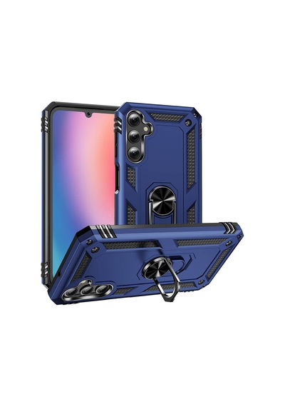 Zore Galaxy Uyumlu A25 Kılıf Vega Kapak - Mavi Mavi