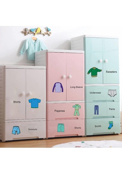 MSticker Erkek Çocuk Dolap Düzenleyici Sticker-etiket