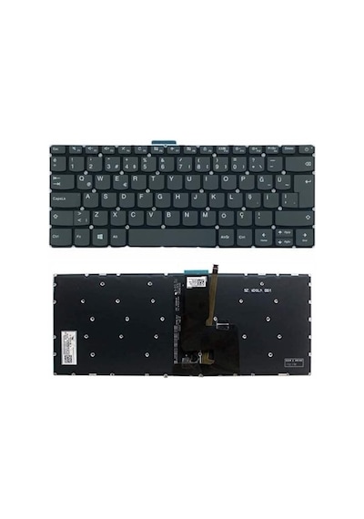 Lenovo Uyumlu Ideapad 320-14Ikb Notebook Klavyesi - Siyah Tr - Backlit - 557443116