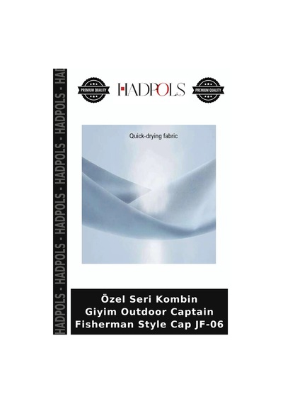 Hadpols Özel Seri Kombin Giyim Outdoor Captain Fisherman Style Cap Jf-06 Çok Renkli