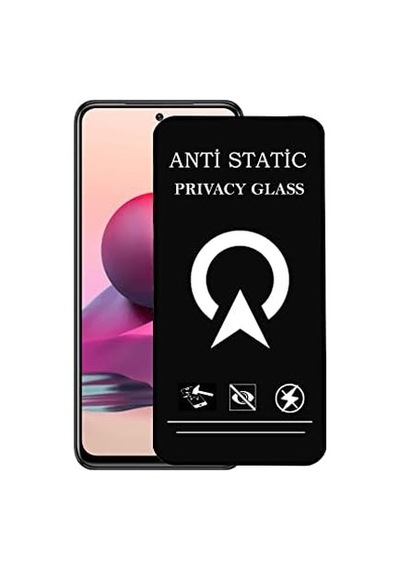 Xiaomi Redmi Note 10s İle Uyumlu Tam Kaplayan Anti Statik Görünmez Safir Ekran Koruyucu Hayalet Cam
