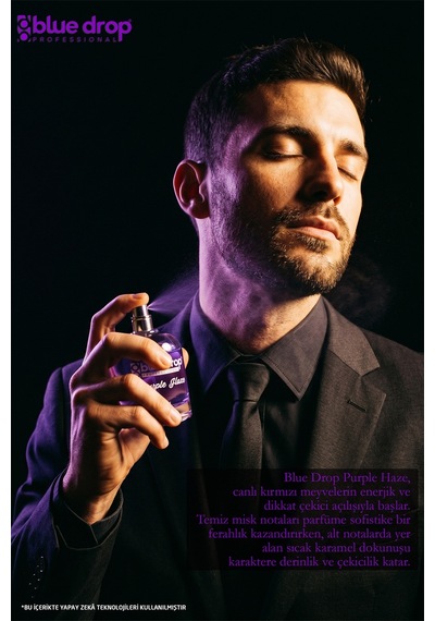 Blue Drop Purple Haze Premium Erkek Parfüm EDT 50 ML