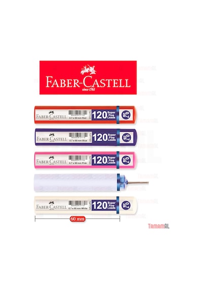 Faber Castell 120'li Min 0.7 Kalem Ucu 4 Adet 1427 8690826127771