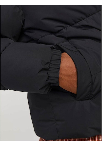 Jack & Jones 12256974 Erkek  Siyah Mont & Kaban