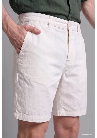 Defacto Relax Fıt Ekru Bermuda Şort H7334ax26hser137 Ekru-er137