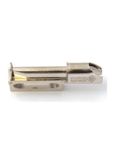 Deri Şerit Aparatı 19x4,5x1,2 Mm Bdr-275 Sanayi Deri Dikiş Makinesi Kenar Şerit Kapama Aparatı
