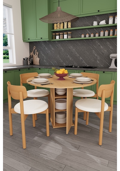 Modern Dolaplı 4 Kişilik Mutfak Yemek Masası Ve Sandalye %100 Mdf Mutfak Yemek Odası Masası Takımı Ymt04 Karına Modern Dolaplı 4 Kişilik Mutfak Yemek Masası Ve Sandalye %100 Mdf Mutfak Yemek Odası Masası Takımı Ymt04 Karına