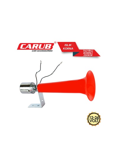 Carub Korna Islık Tazyikli Bobinli 12/24v