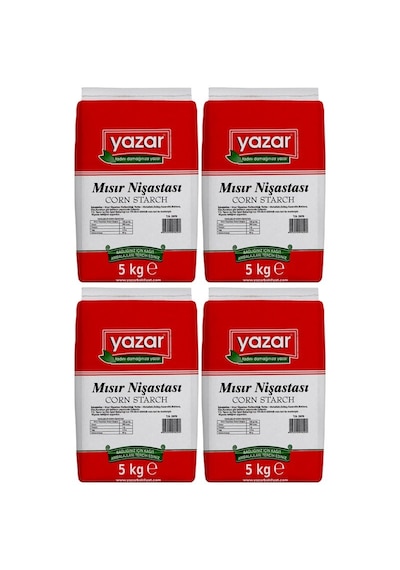 Yazar Mısır Nişastası 5 Kg X 4 Paket