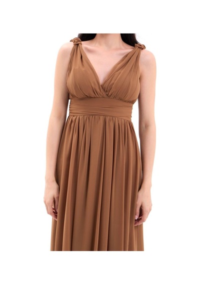 Efnaz Style 4662 Elbise-kahve
