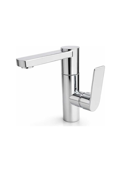 Viosa Tam Tur 360 Derece Döner Banyo Lavabo Bataryası Lüx Gövde Musluk Siyah