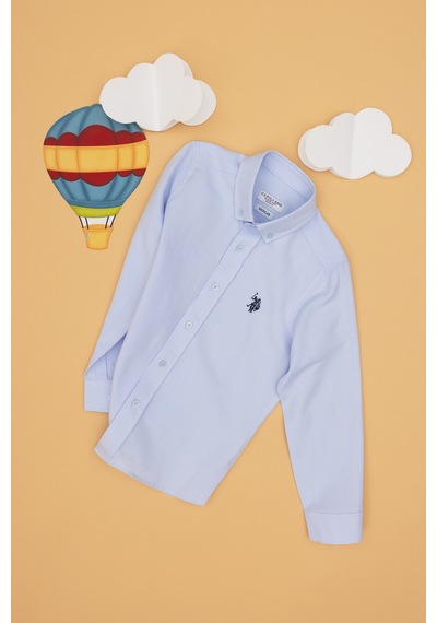 U.s. Polo Assn. Erkek Çocuk Açık Mavi Gömlek Basic 50306584-vr003 Acık Mavı