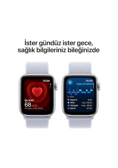 Apple Watch SE GPS 44 MM Alüminyum Kasa Spor Loop Akıllı Saat (Apple Türkiye Garantili)