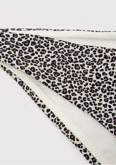 Mavi - Leopar Desenli Bikini Altı 1914162-35130 Kahverengi