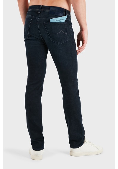 Jacob Cohen Pamuklu Slim Fit Normal Bel Dar Paça Jeans Erkek Kot Pantolon Jum Qe009 P0009 064 R2 100d Lacivert Jacob Cohen Pamuklu Slim Fit Normal Bel Dar Paça Jeans Erkek Kot Pantolon Jum Qe009 P0009 064 R2 100d Lacivert