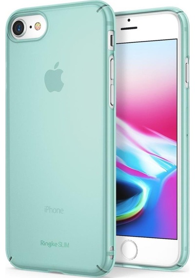Ringke Slim Frost Apple Uyumlu iPhone 7/8 İle Kılıf Mint İnce Buzlu Transparan