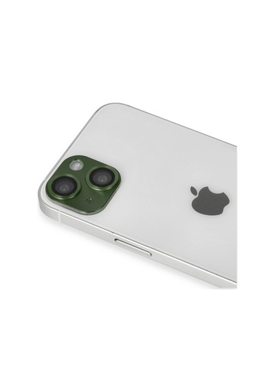 İphone 13 Pers Alüminyum Kamera Lens - Yeşil