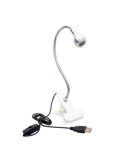 Powermaster Pm-20042 Cob Led Akrobat Mandallı Usb 6500k Beyaz Masa Lambası Diğer