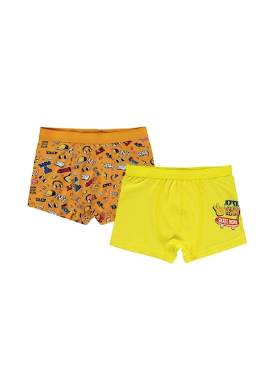 Civil Boys Funny 2-10 Yaş Erkek Çocuk 2'li Boxer - Standart