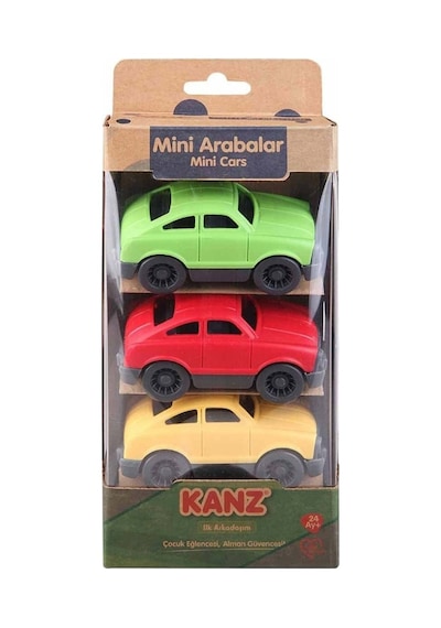 30812 Enfal - 3'lü Mini Arabalar +24 Ay Yeşil