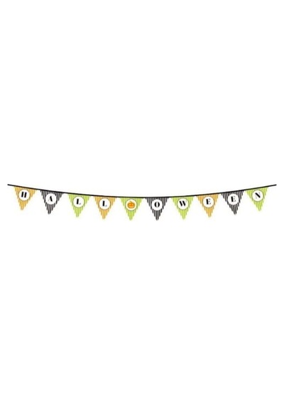 Kabak Temalı Halloween Banner Flama Süs 3 Metre 0 - 99