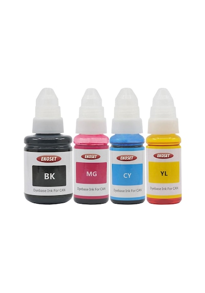 Ekoset Canon G1410 G2410 G3410 G4410 Uyumlu Mürekkep 4 Renk