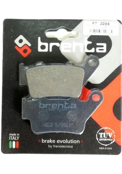 Brenta 431-179 2020-2022 Bajaj Dominar 400 Ug Arka Fren Balatası Organik Balata