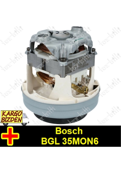 Bosch Uyumlu Bgl 35Mon6 Süpürge Motoru ( Bakır Sargılı )