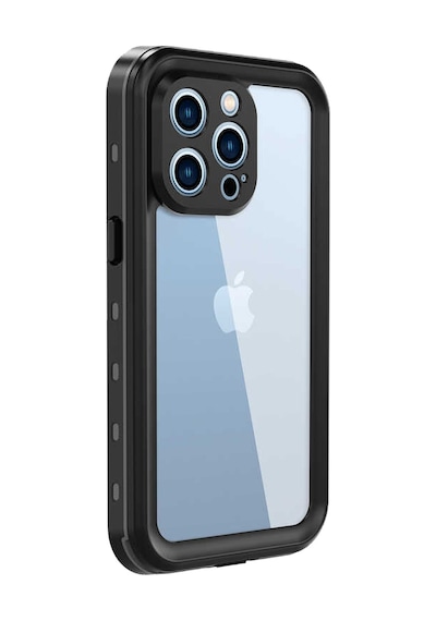 Microsonic Apple Uyumlu iPhone 12 Pro Kılıf Waterproof 360 Full Body Protective