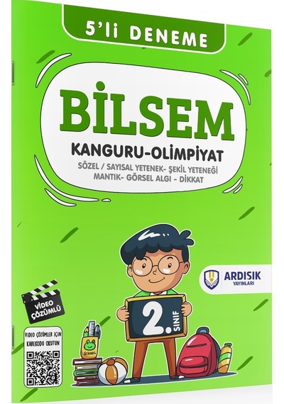 Ardışık Yayınları 2. Sınıf Bilsem Video Çözümlü Deneme Sınavı 5'li