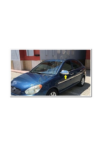 Woc Chrome Hyundai Accent Era Krom Ayna Kapağı 2 Parça Abs  Krom