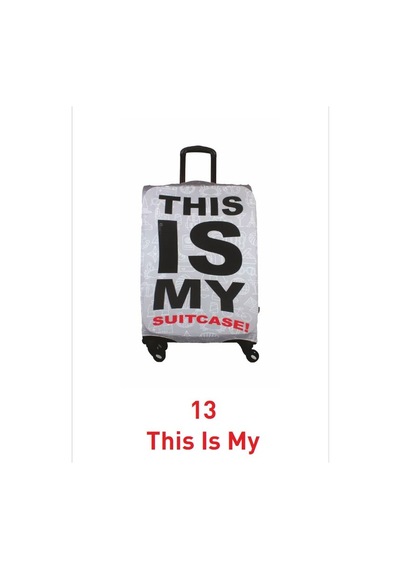 My Saraciye My 13 This Is My Valizler İçin Kılıf Seti Kabin Orta Ve Büyük Gri