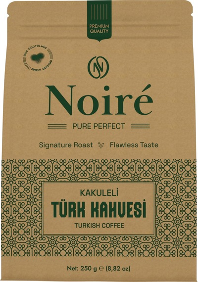 Noire Kakuleli Türk Kahvesi 250g %100 Arabica Ve Doğal Kakule Öğütülmüş