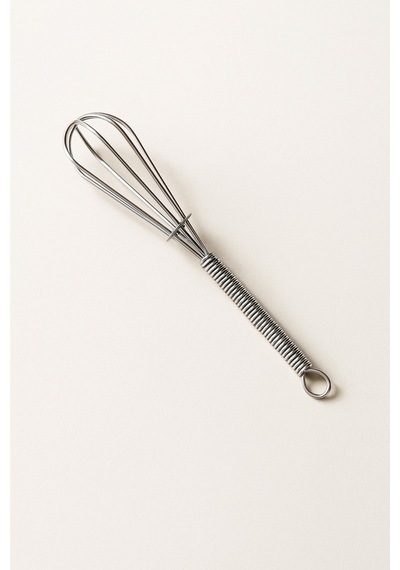 Kristal Doğal Desenli Metal Çırpıcı, Mini Boy, 12 Cm Boyunda, 6 Adet Paslanmaz Çelik Diğer