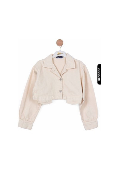 Nk Kids Xo Kids Düğmeli Polo Yakalı Sahte Çift Cepli Düz Renk Kız Çocuk Ceket 8-14 Yaş 36704 Krem Nk Kids Xo Kids Düğmeli Polo Yakalı Sahte Çift Cepli Düz Renk Kız Çocuk Ceket 8-14 Yaş 36704 Krem