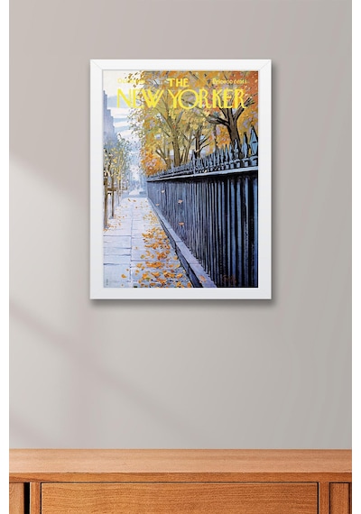 The New Yorker Çerçeveli Tablo October 19 1968