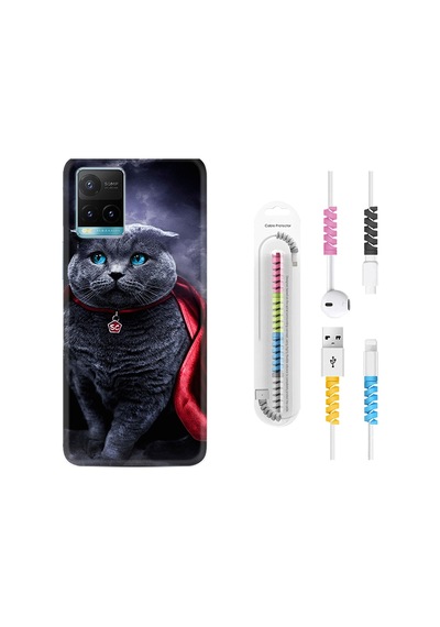 Vivo Y21 Kılıf Kablo Koruyuculu Super Cat 1666